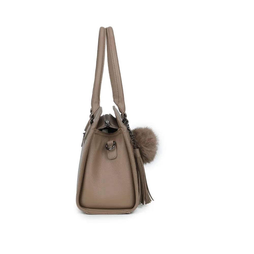 Gallantry Paris Le Diane sac à main taupe losange