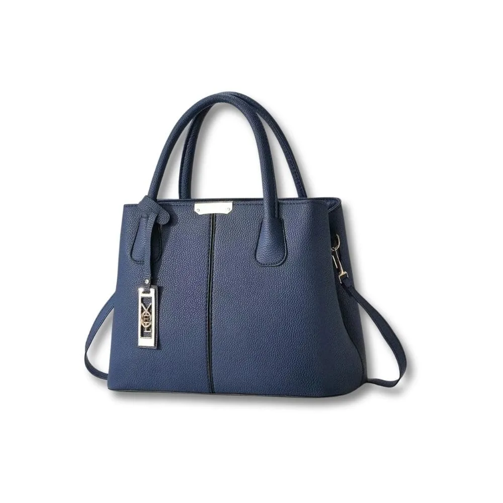 Maison Sacoches Roxane tote bag violet bandoulière amovible
