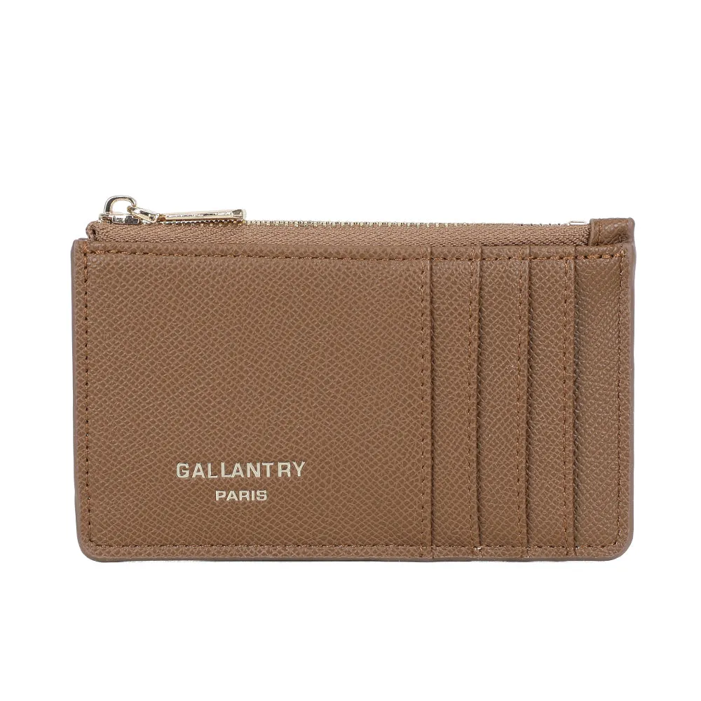 Gallantry Paris Cognac Élégance porte-cartes noir compact