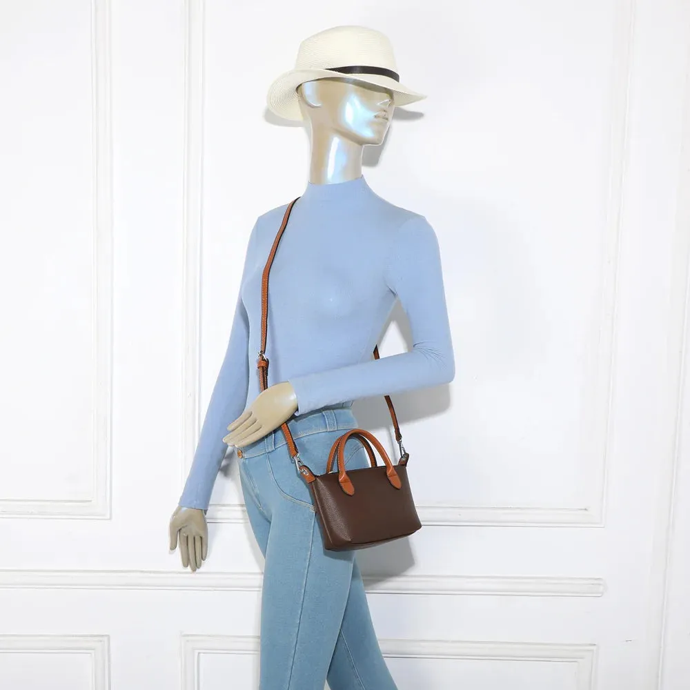 Gallantry Paris La Minette sac à main Coffee mini zippé