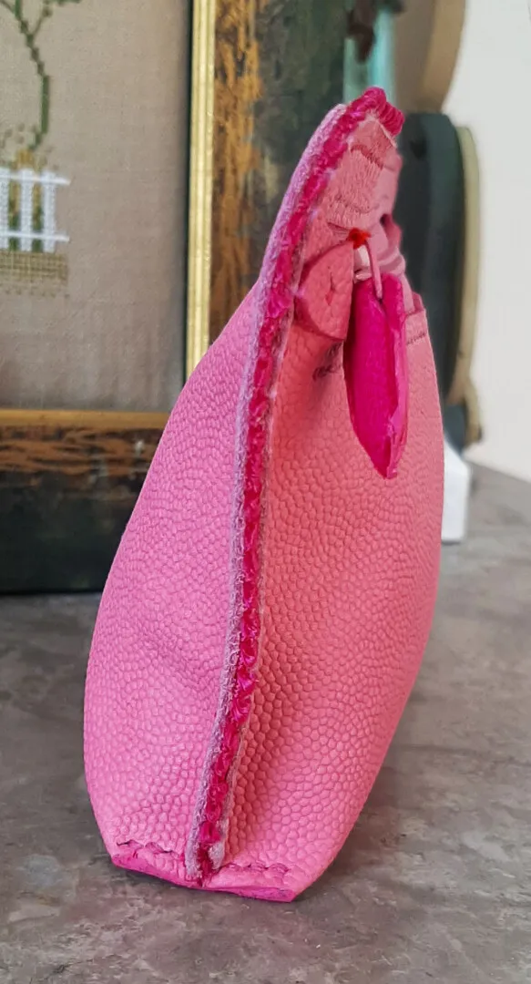 Atelier Anne R Florentine trousse cuir rose