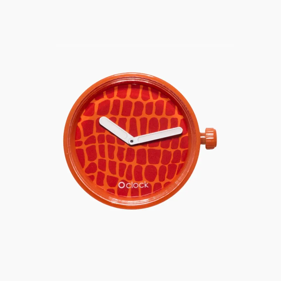 O bag O Clock Chechemire mécanisme effet croco