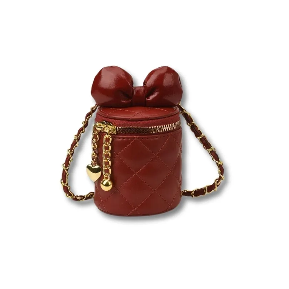 Maison Sacoches Nina petit sac cuir fille beige 7 cm