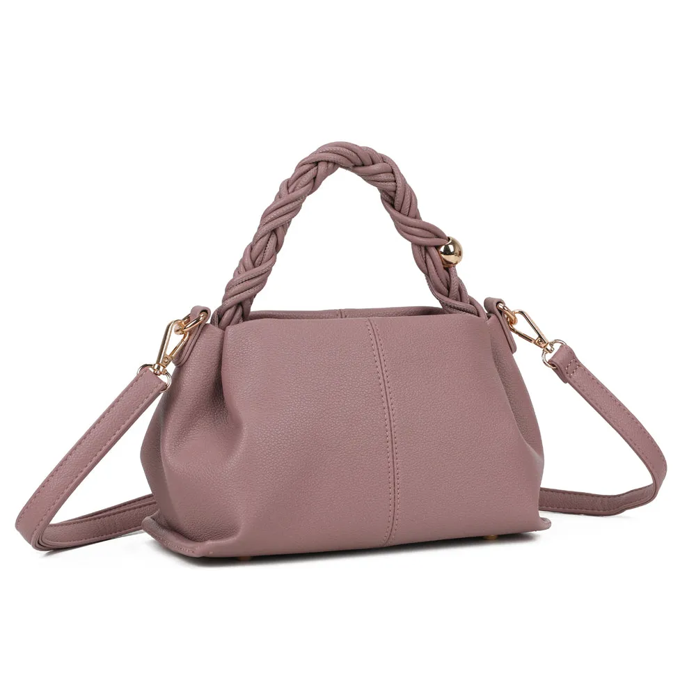 Gallantry Paris Cordélia petit sac poignée tressée noir