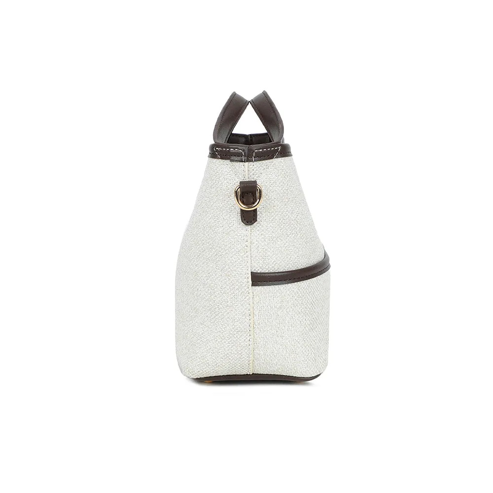 Gallantry Paris Ava Épure sac à main Beige/Coffee bicolore