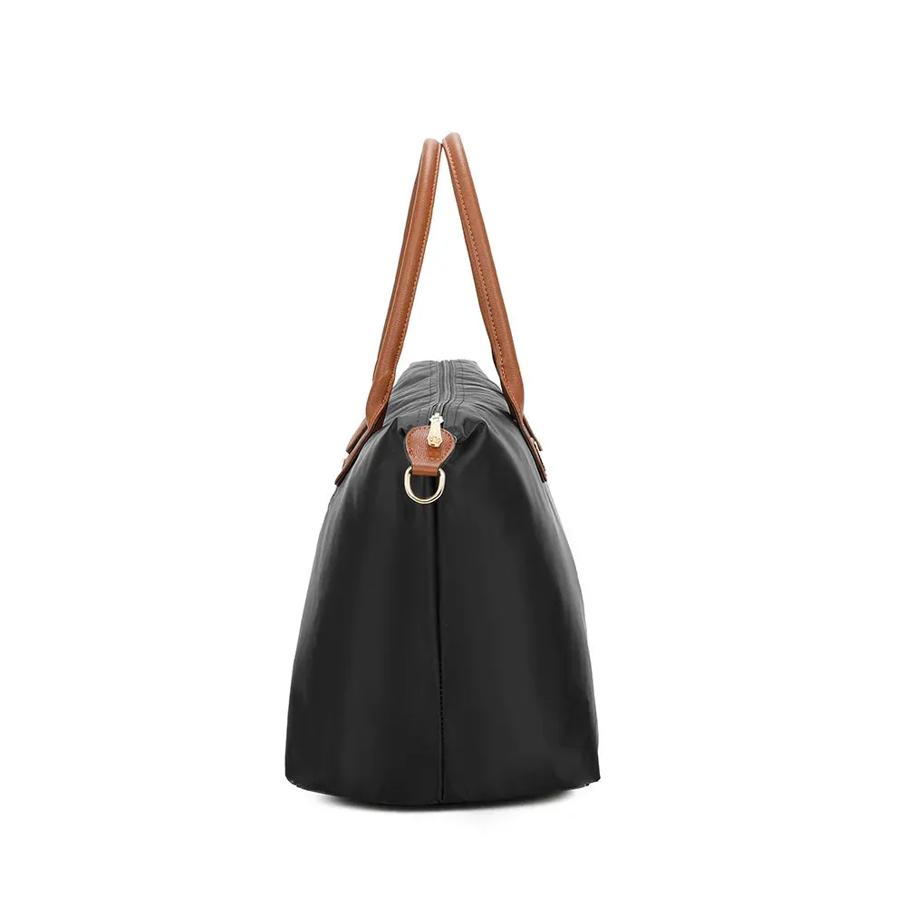 Gallantry Paris La Balade XL cabas nylon noir 43cm