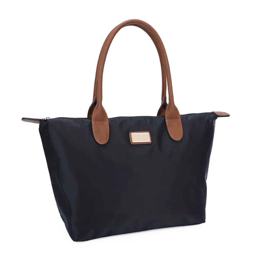 Gallantry La Balade Medium Noir cabas nylon zippé
