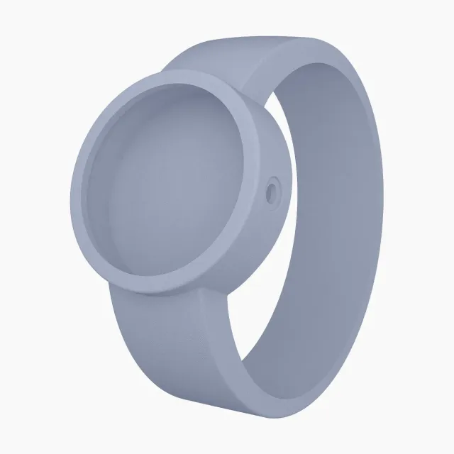 O bag O Clock bracelet silicone bleu clair L