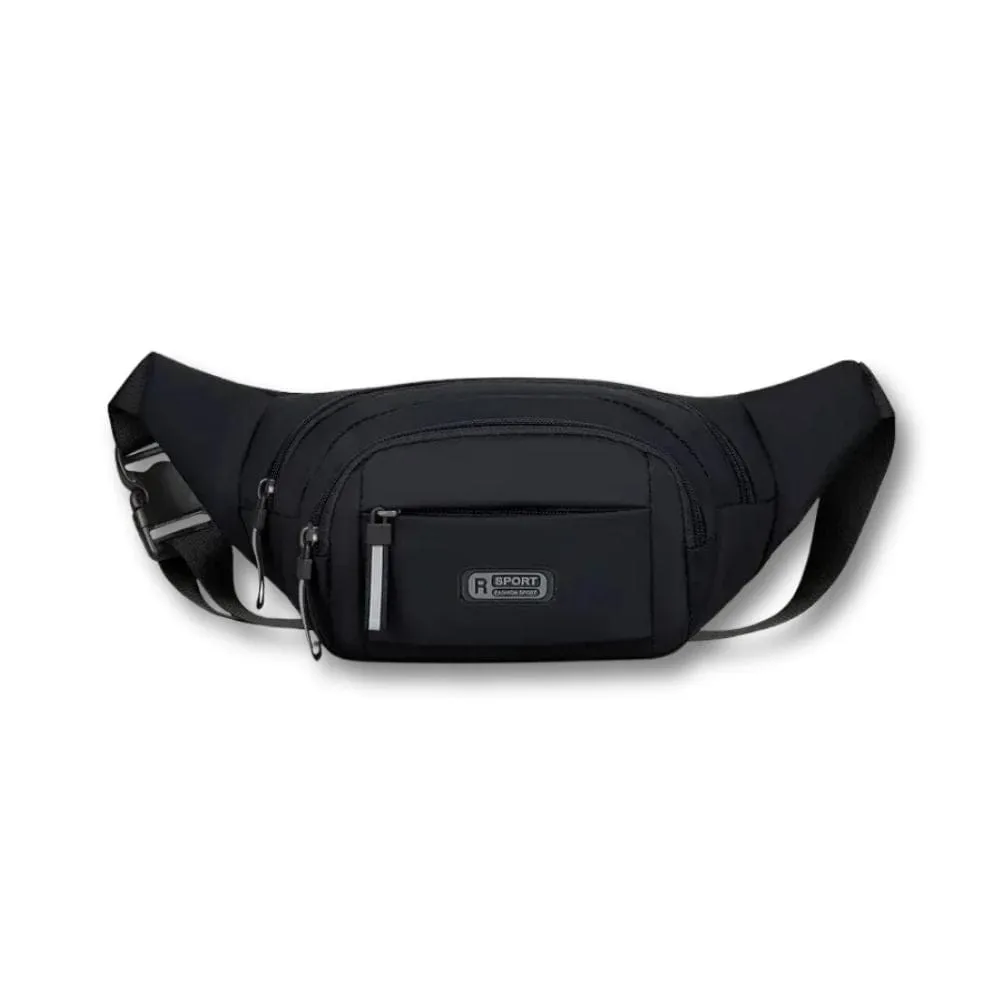 Maison Sacoches Zephyran banane suprême nylon noir 40cm