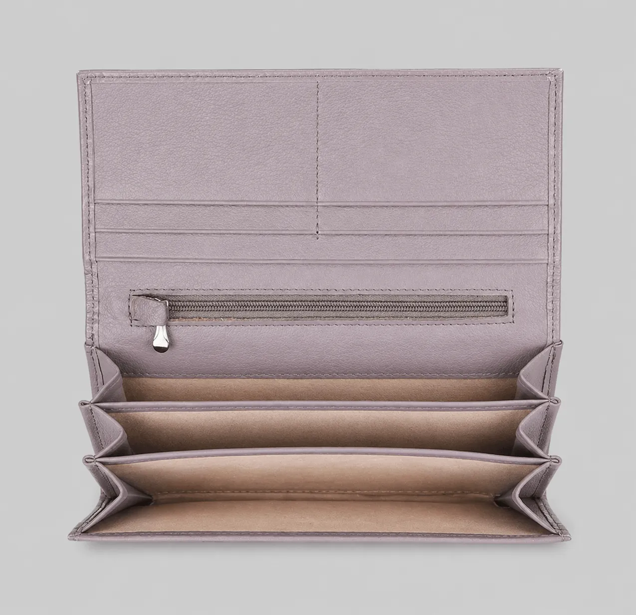 Maison Sacoches Kaïa Portefeuille Femme Rose Cuir Verni