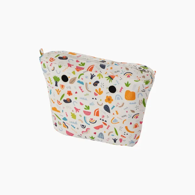 O bag Mini Doodle sac intérieur toile zippé