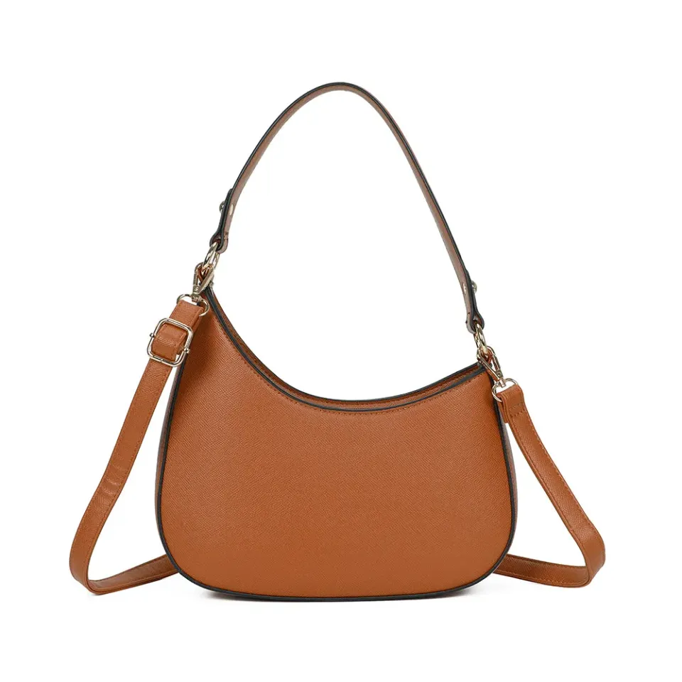 Gallantry Paris Tereza sac demi-lune marron épaule