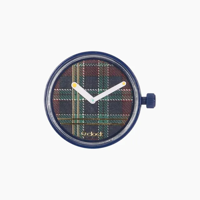 O clock great mécanisme royal tartan bleu