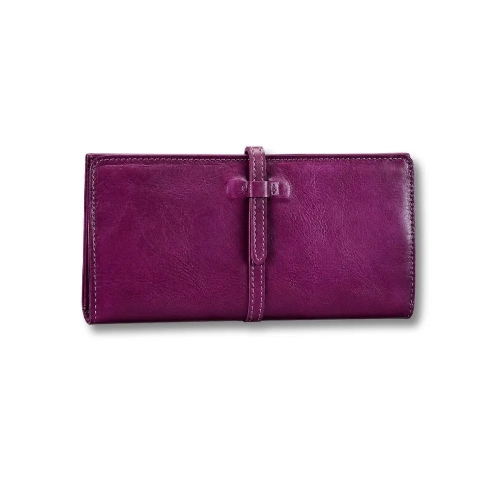 Maison Sacoches Avana Pochette Femme Cuir Brun Vintage