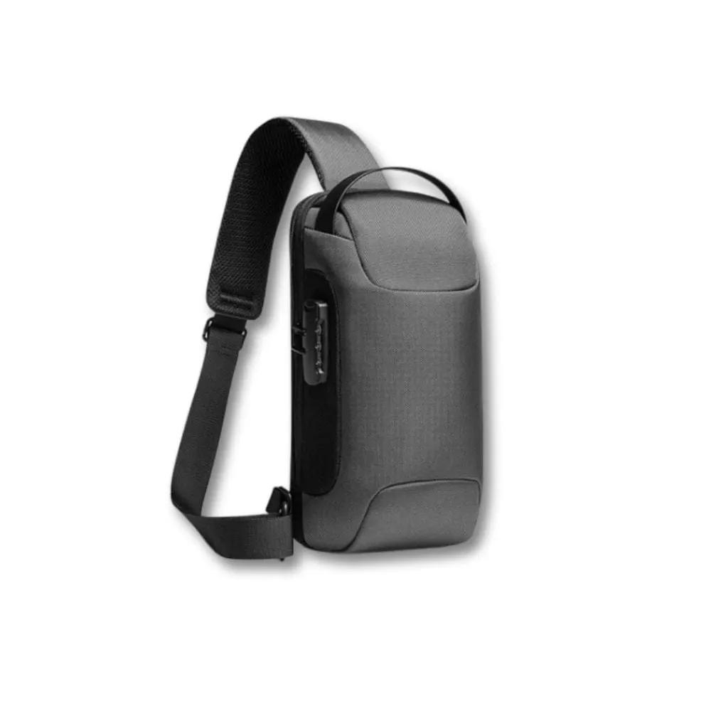 Maison Sacoches Eddy sacoche bandoulière USB noire