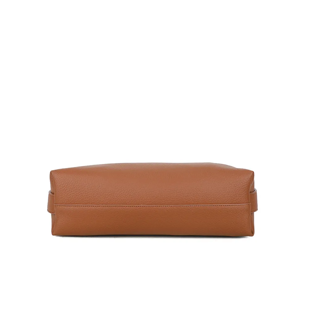 Gallantry La Nérélie sac épaule marron grand 34cm