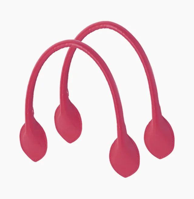 O bag anses courtes nappa easy fuchsia rose