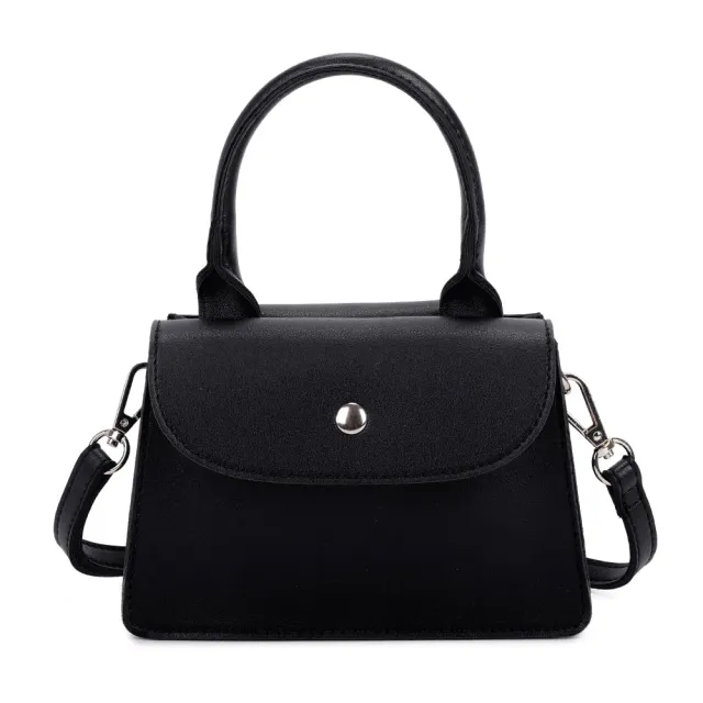 Gallantry Paris La Céleste sac à main noir rabat doré