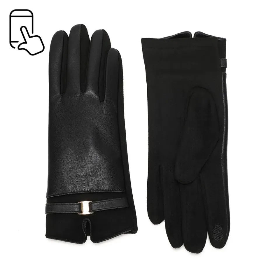 Gallantry Paris Boucle Prestige gants noir tactile