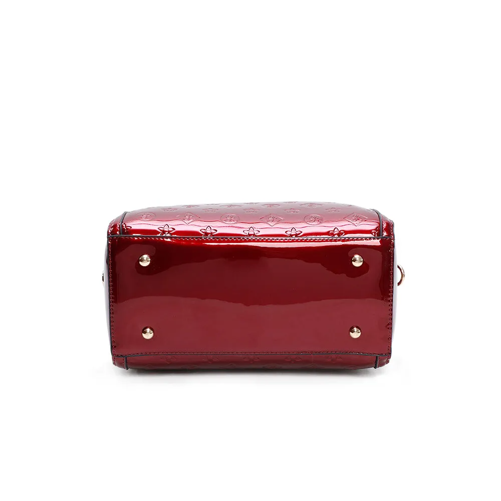 Gallantry La Rubélia sac à main rouge verni
