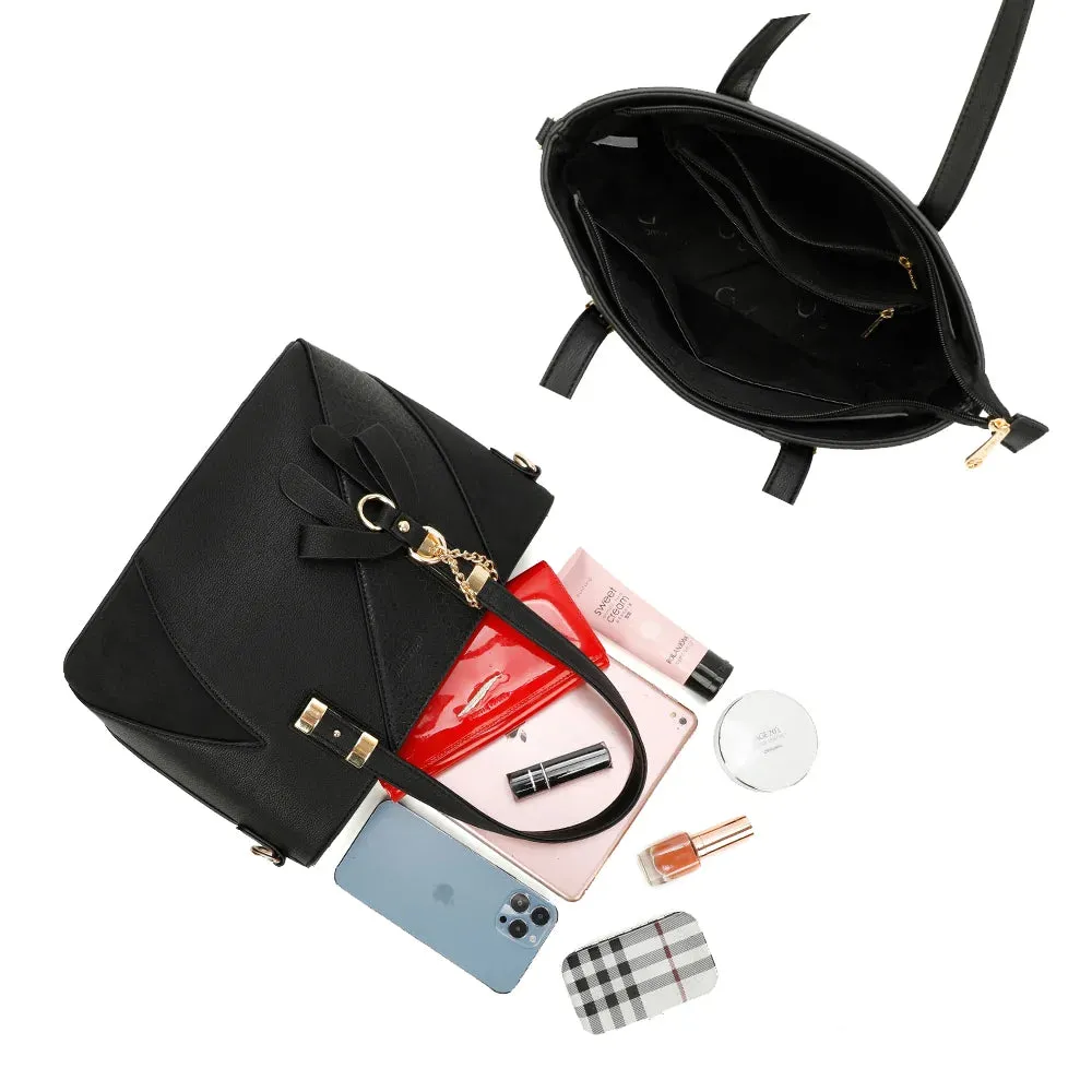 Gallantry Paris L'Ingénieuse Mini cabas noir croco