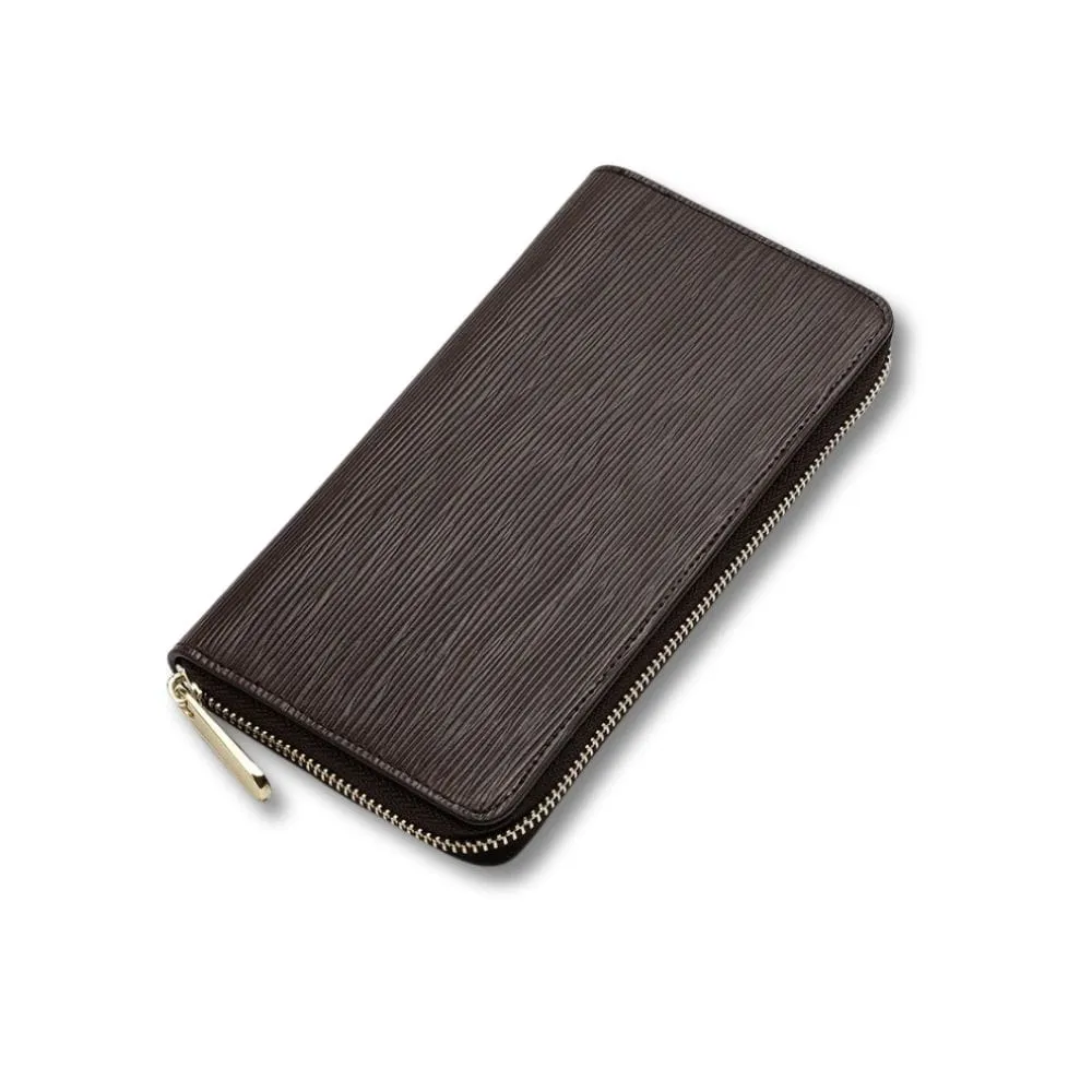 Maison Sacoches Alina portefeuille long femme zippé