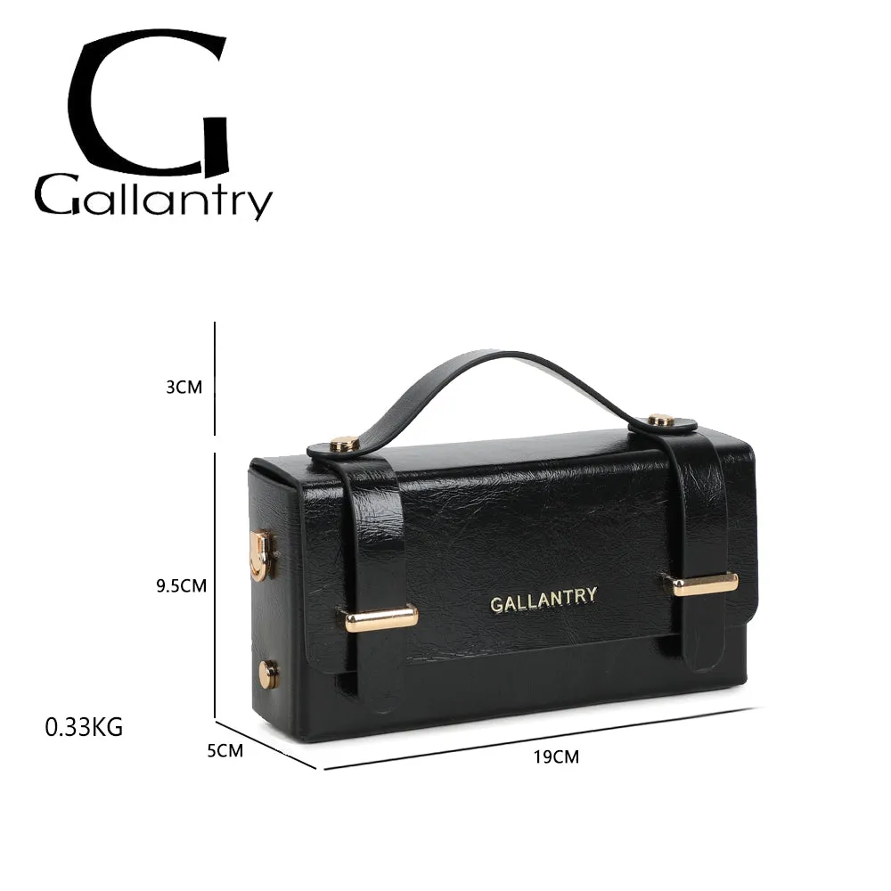 Gallantry Boxy mini sac Vert Foncé chaîne