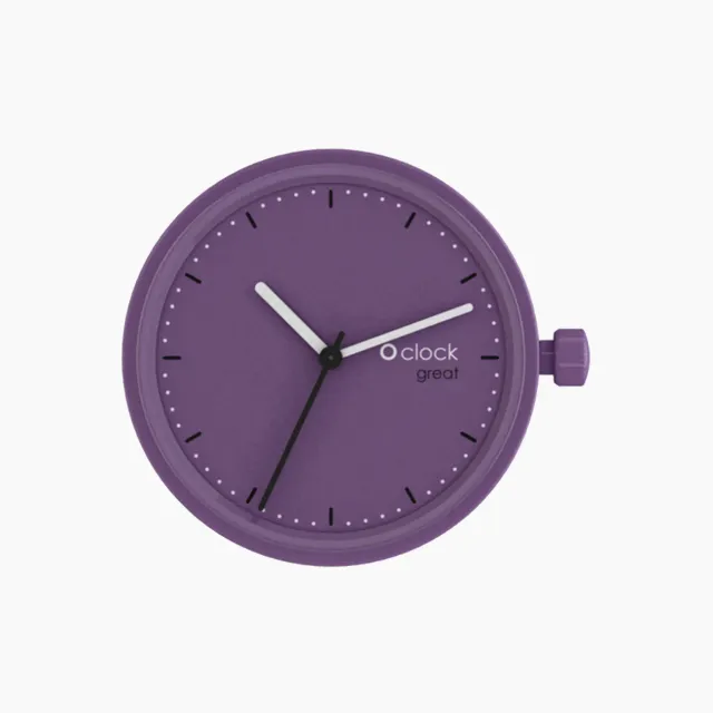 O bag O Clock Great mécanisme lila ton sur ton