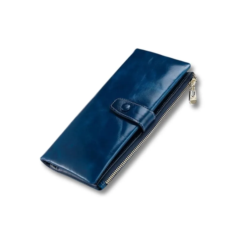 Maison Sacoches Avelia portefeuille femme cuir Rouge