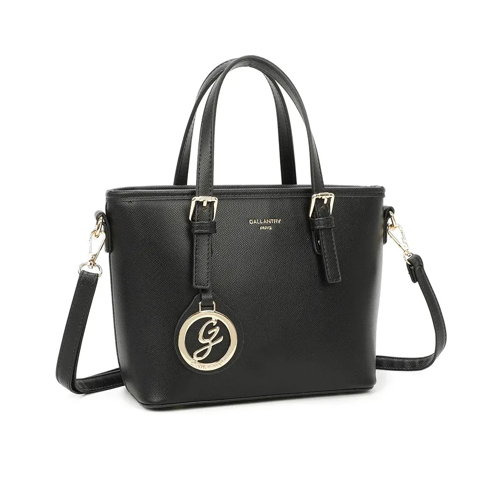 Gallantry Veya sac main Noir saffiano