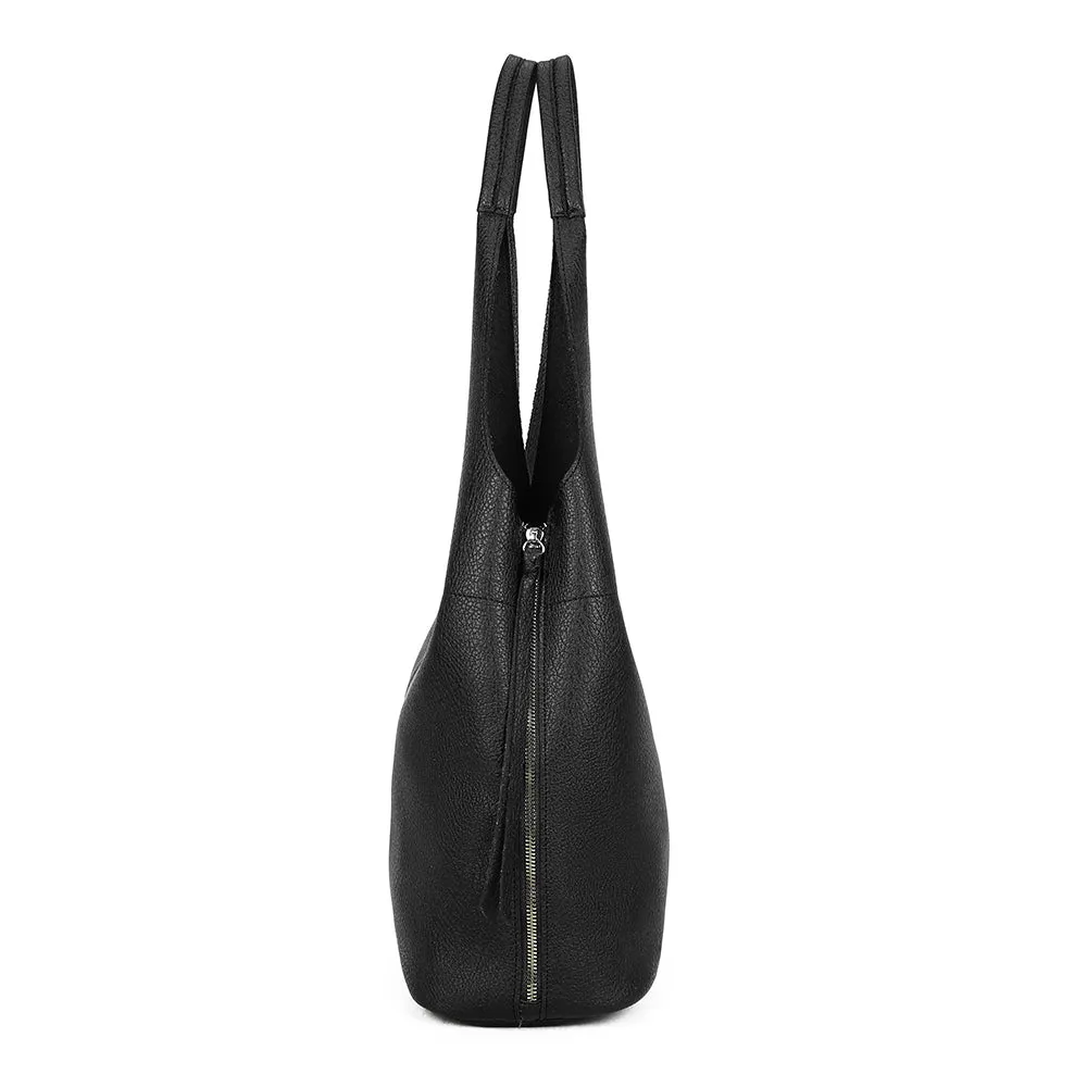 Gallantry Paris Noxa grand sac à main noir avec pochette