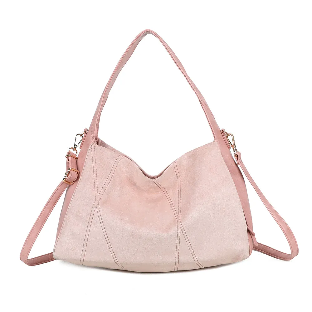 Gallantry Milano sac à main marron suédée hobo