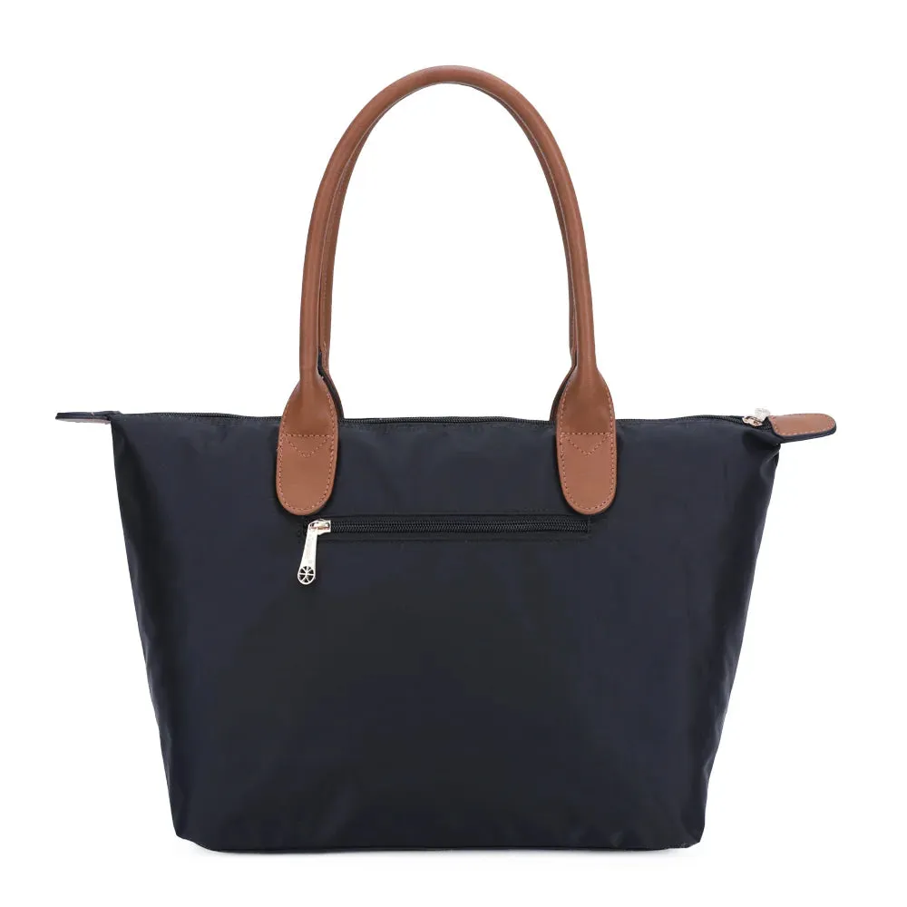 Gallantry La Balade Medium Noir cabas nylon zippé