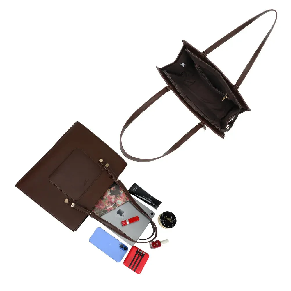 Gallantry Paris Le Orsay grand sac cabas Coffee grainé