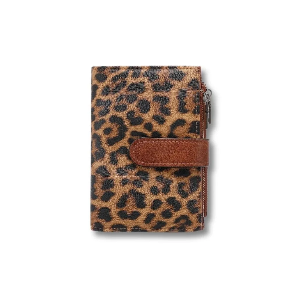 Maison Sacoches Sora portefeuille femme 3 volets cuir RFID