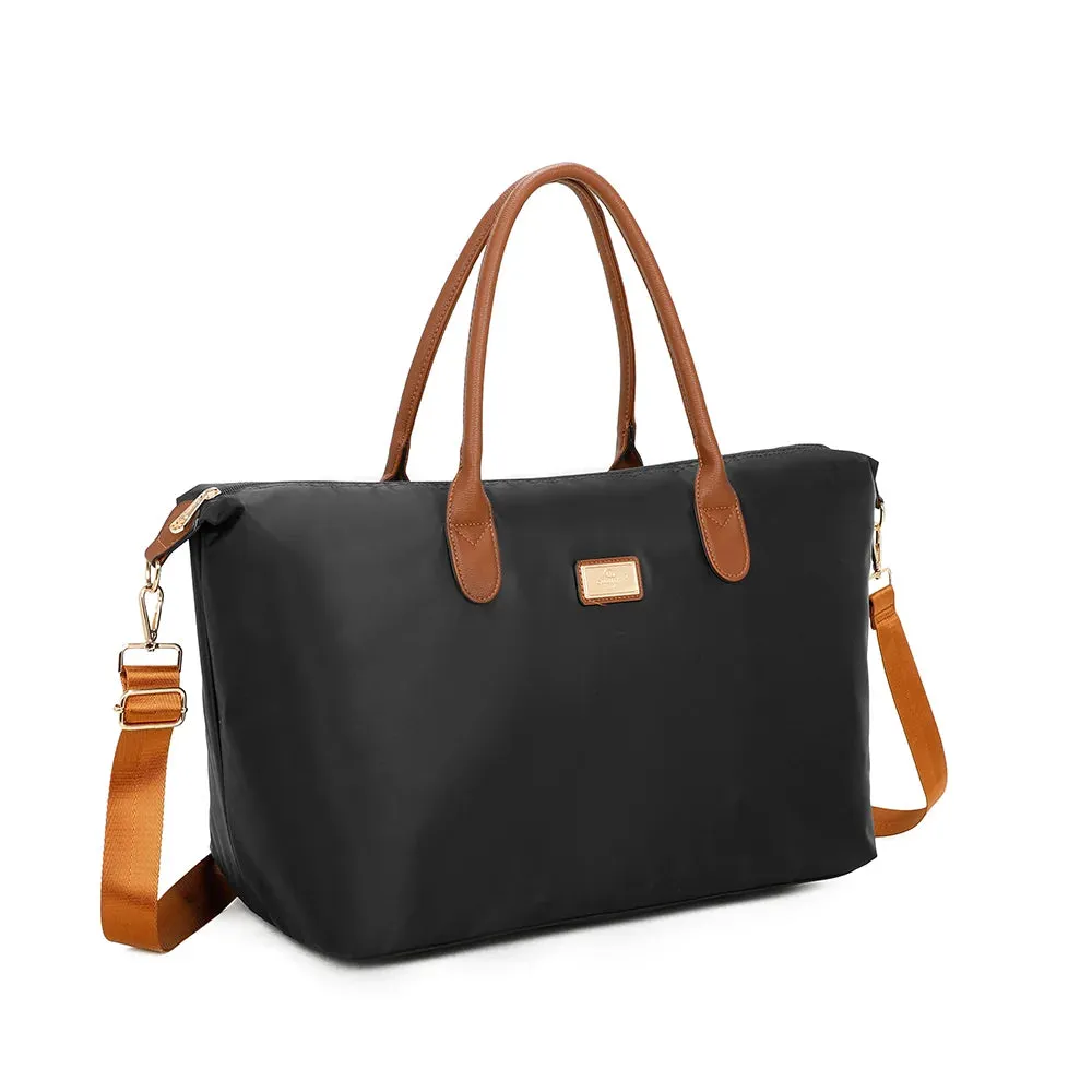 Gallantry Paris La Balade XL cabas nylon noir 43cm