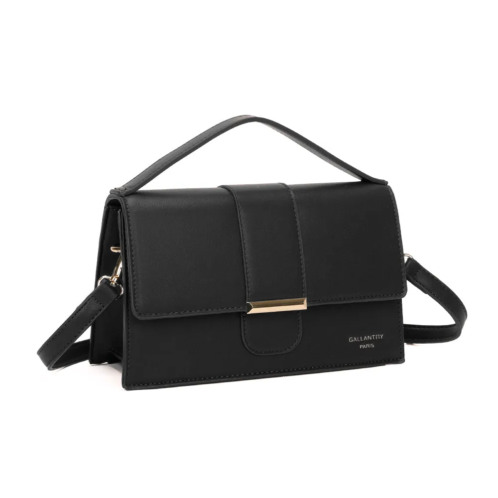 Gallantry Paris La Faustine sac à main noir vegan