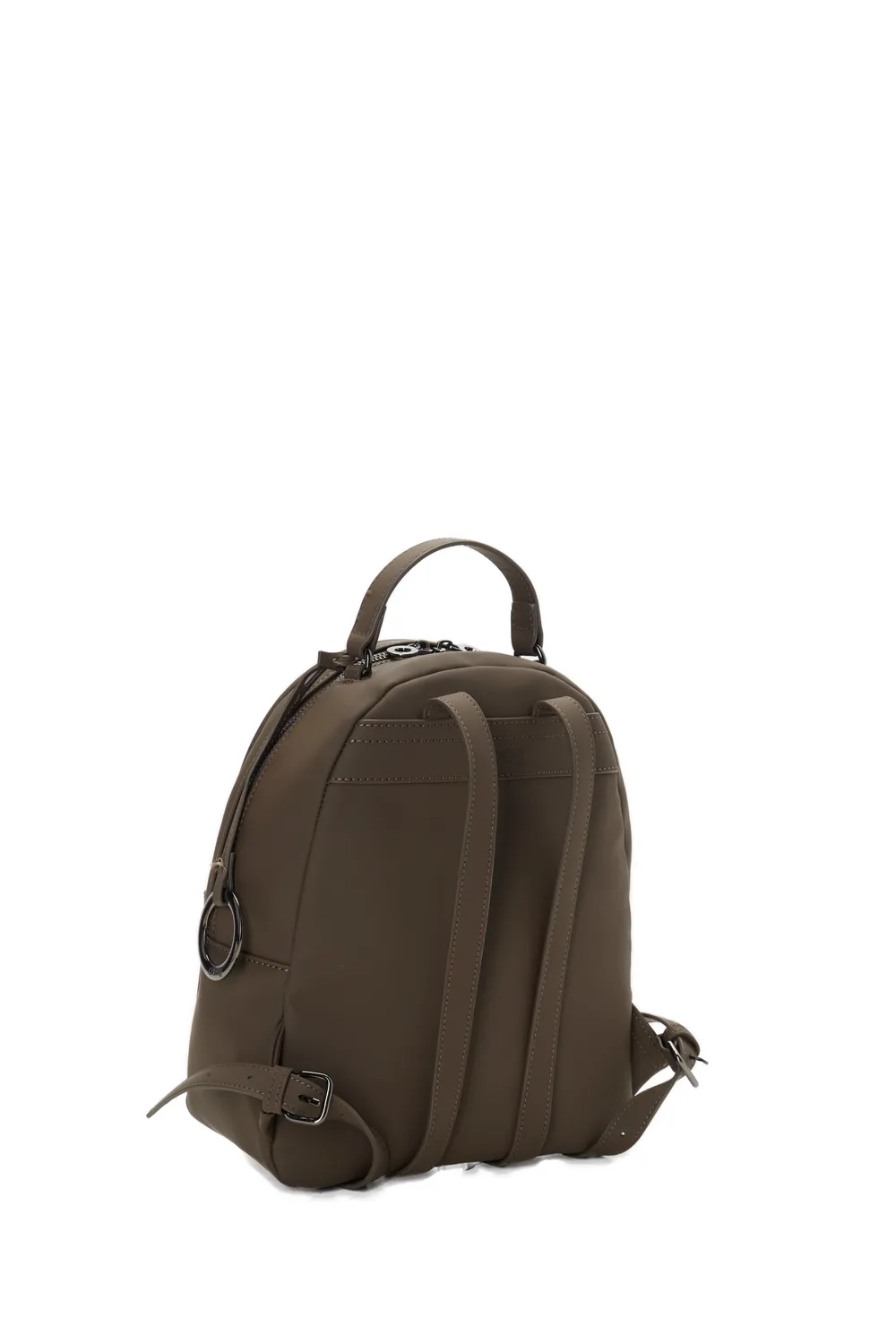 O bag Thuile sac à dos tissu gommé chocolat