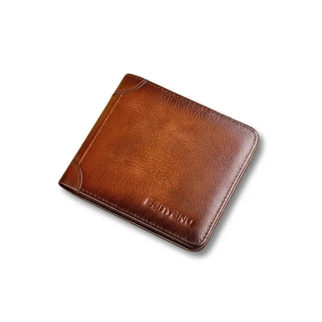Maison Sacoches Ranger portefeuille homme marron cuir