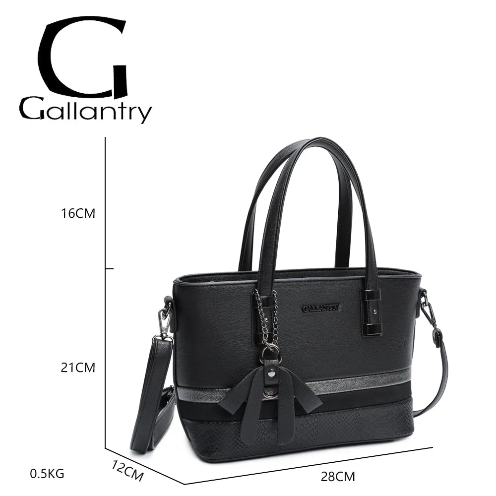 Gallantry Le Valmire sac à main coffee reptile