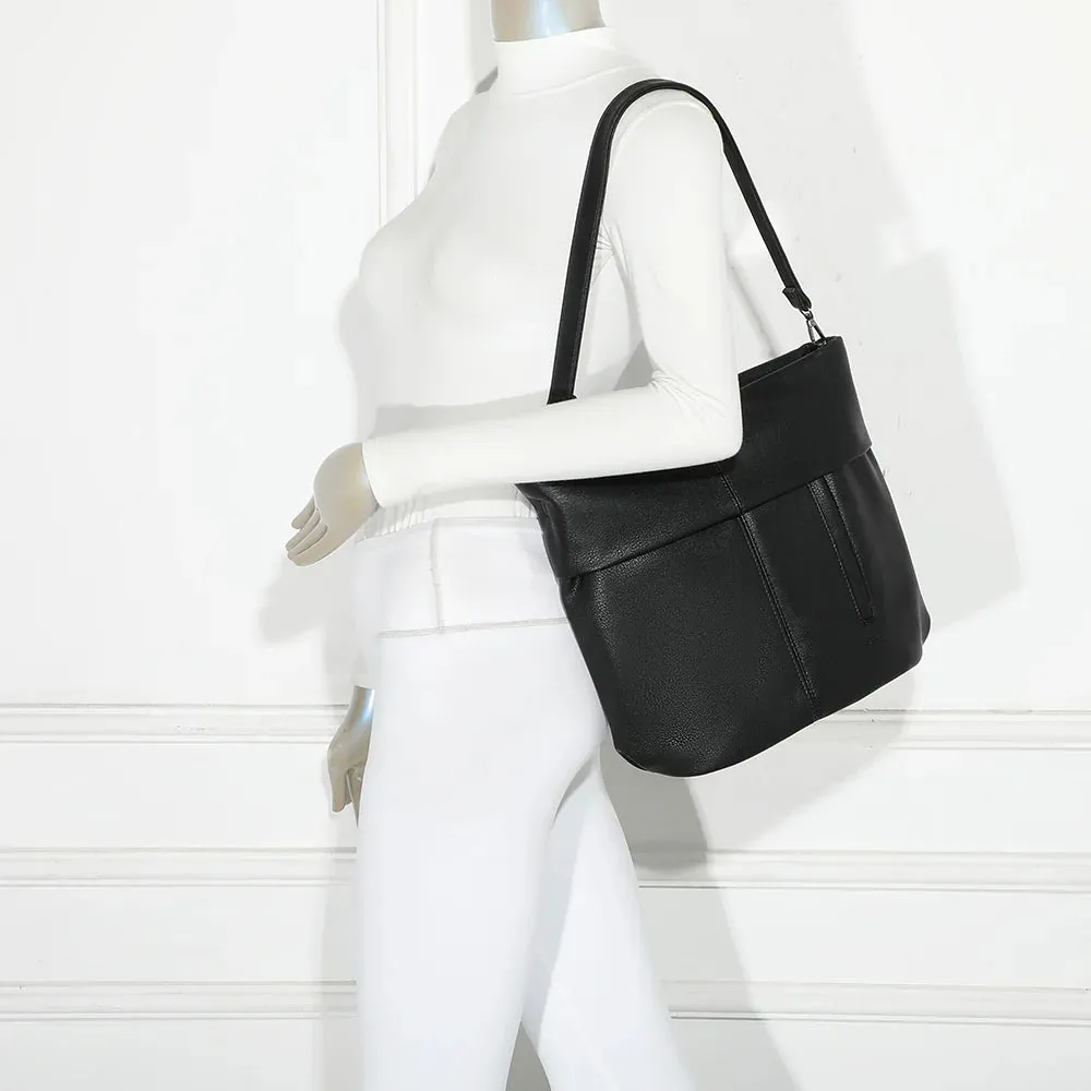 Gallantry Le Tote Chic sac main noir arrondi