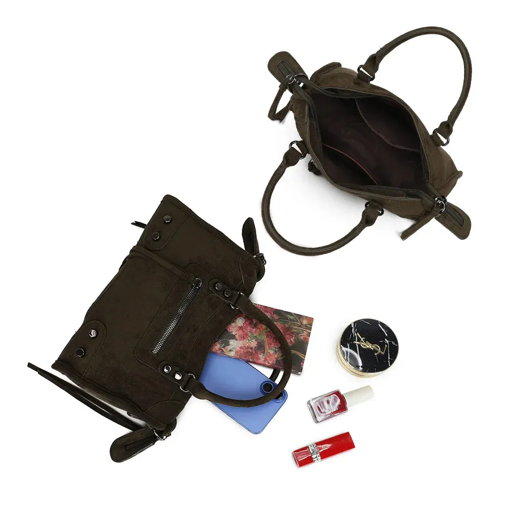Gallantry Paris La Zélie sac à main bordeaux suédine