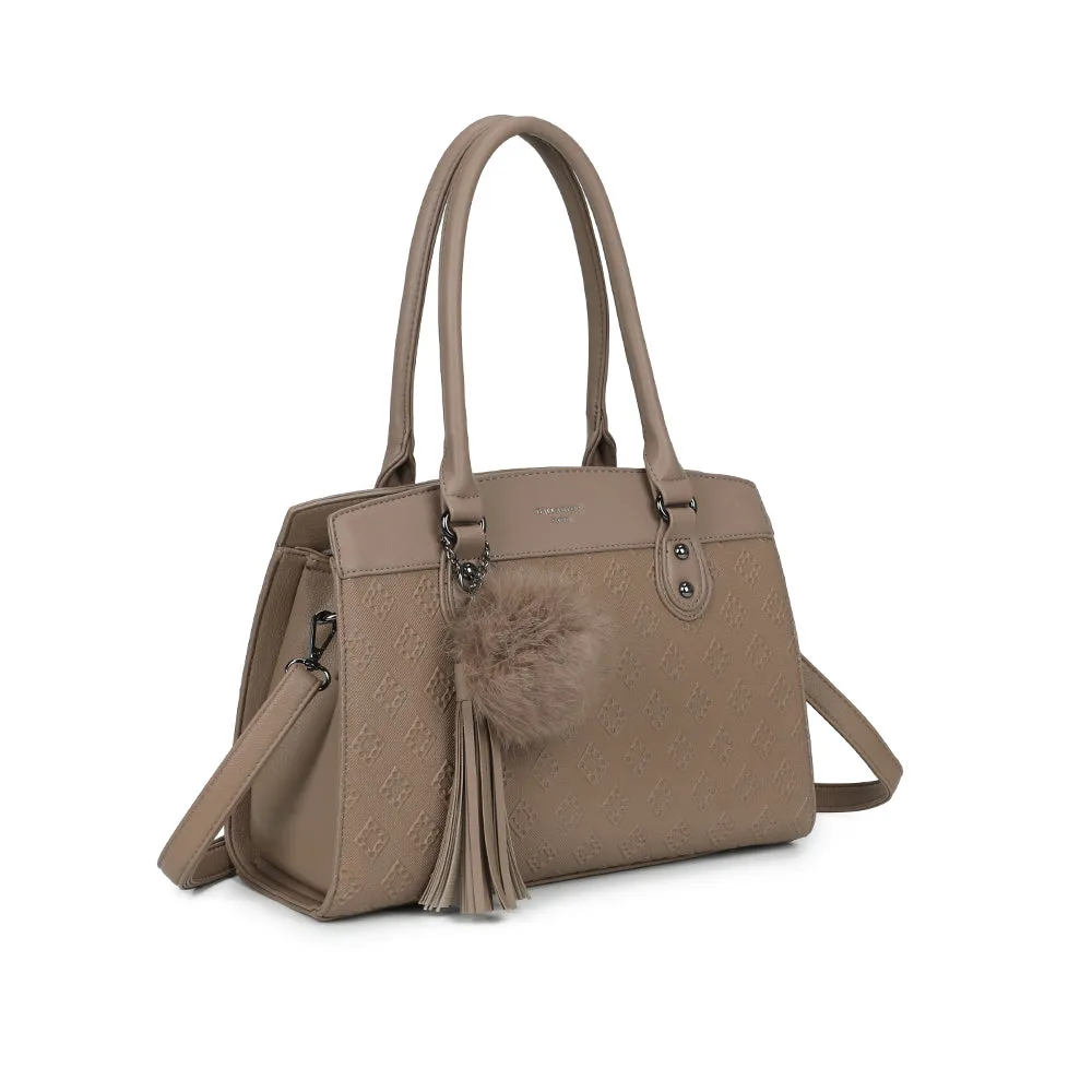 Gallantry Paris Le Diane sac à main taupe losange