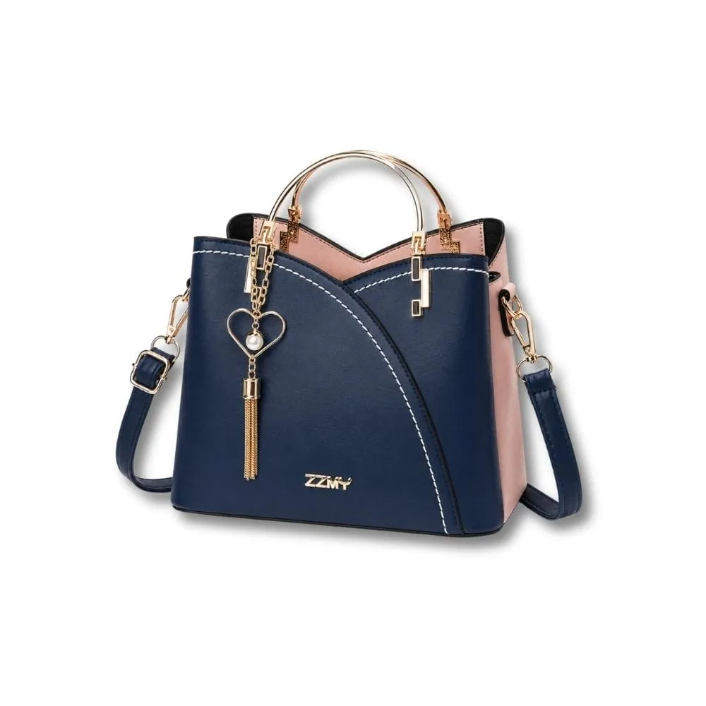 Maison Sacoches Alix sac à main cuir Camel chic