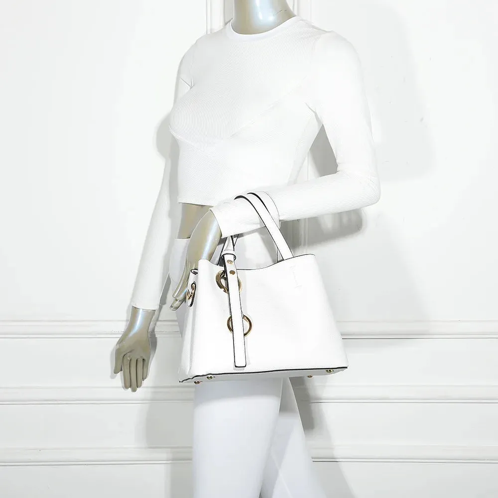 Gallantry Paris La Moderne sac à main blanc grainé