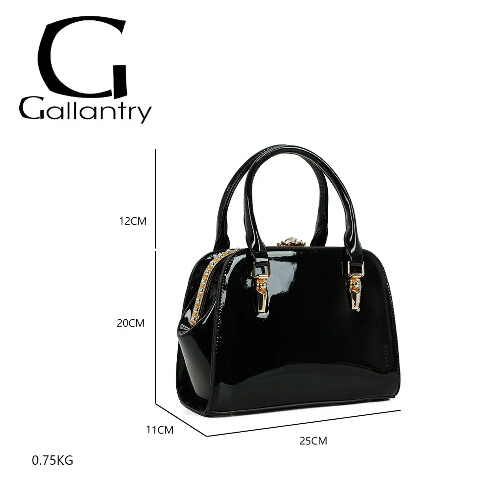 Gallantry Sofyra sac à main Noir verni