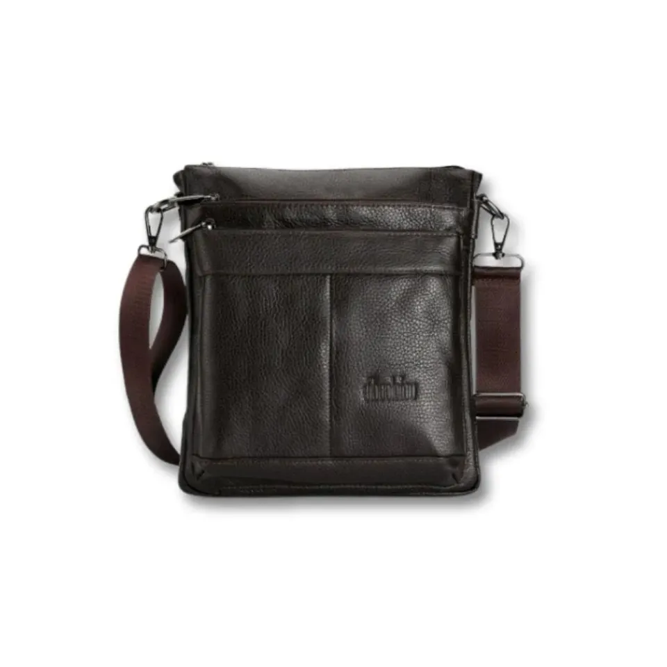 Maison Sacoches Eos sacoche homme cuir marron