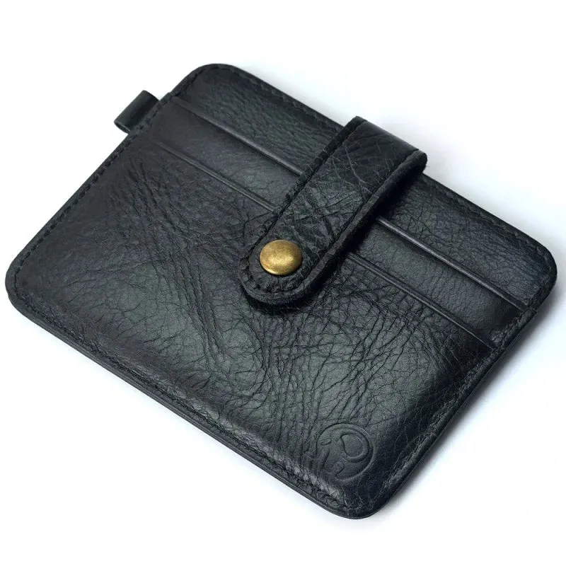 Mon Sacoche Porte-Monnaie Cuir Homme Marron Vintage