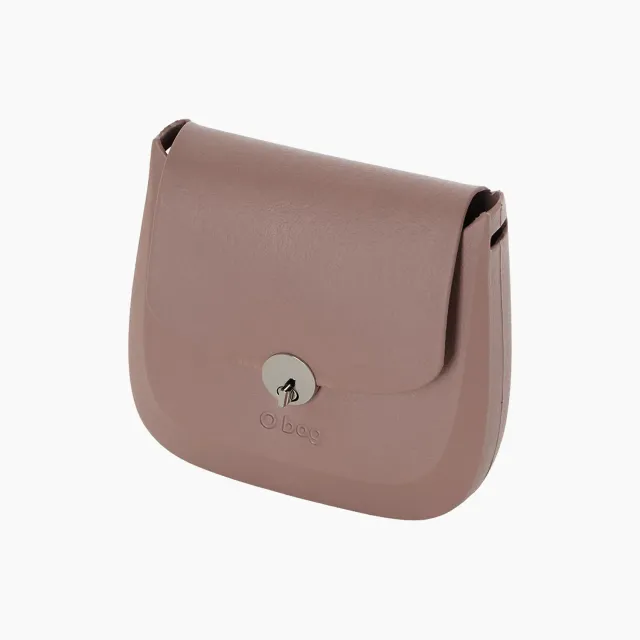 O bag Chase Antique Pink corps sac rose poudré