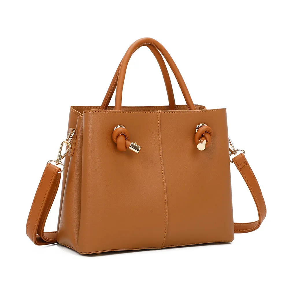 Gallantry Paris Le Ambre sac à main marron bandoulière amovible